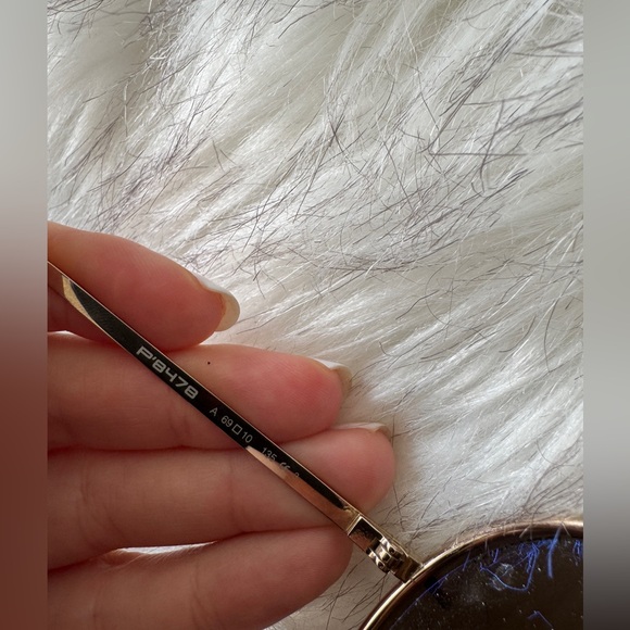 Authentic Porsche Design Aviator Sunglasses with Case. P8478 Sz 69 - Picture 13 of 14